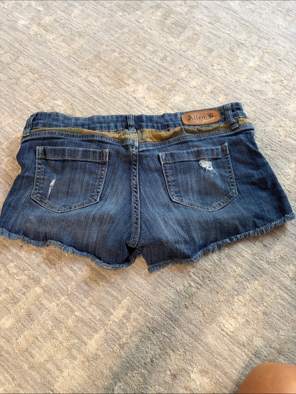 Allen B. By Allen Schwartz Women's Medium Blue Denim Cutoff Shorts
